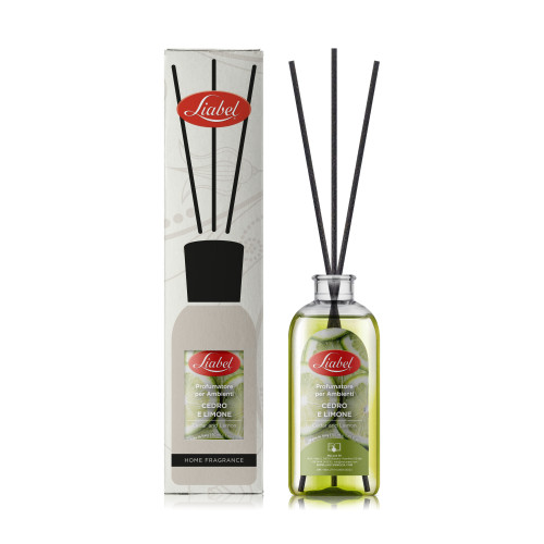 LIABEL Cedar and Lemon telpu gaisa atsvaidzinātājs ar kociņiem 50ml | Multum