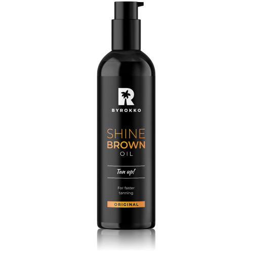 SHINE BROWN Oil iedegumu veicinoša eļļa ķermenim 150ml | Multum