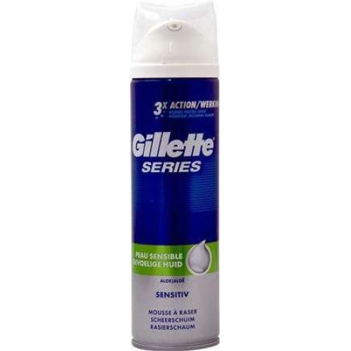 Gillette Series 250ml Sensitive skūšanās putas | Multum