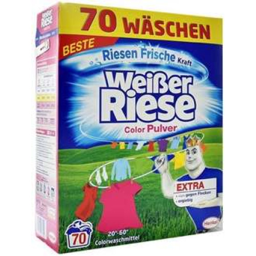 Weisser Riese pulveris krāsainai veļai 3.85kg x70 | Multum