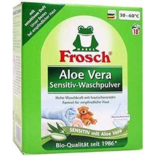 Frosch x18 Sensitive Aloe Vera veļas pulveris 1.35kg | Multum