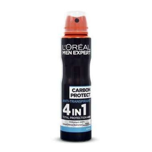 L'Oreal 4in1 Carbon Protect dezodorants vīriešiem 150ml | Multum