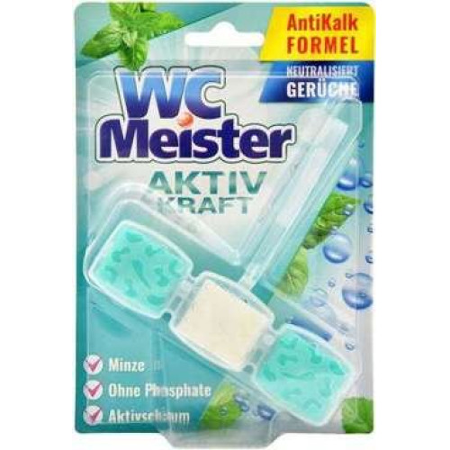 Wc Meister 45g tualetes bloks ar piparmētru | Multum