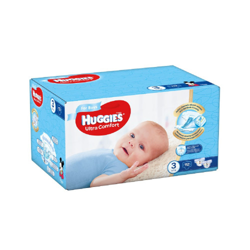 Huggies Ultra Comfort Boy 3 (5-9kg) 112gb. | Multum
