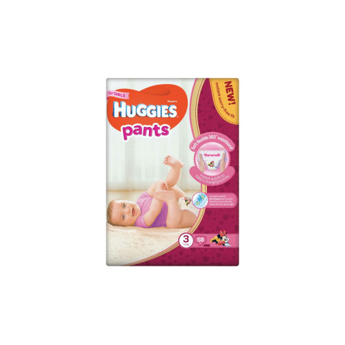 Huggies Pants Girl 3 (6-11kg) 58gb. | Multum