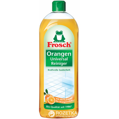 Frosch universāls tīrīšanas līdzeklis ar apelsīnu aromātu, 750 ml | Multum
