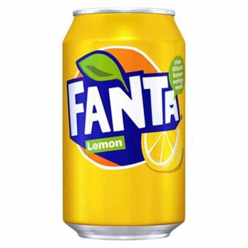 Fanta Lemon gazēts dzēriens ar citronu garšu 0.33ml | Multum