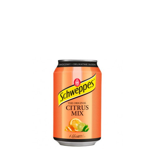 Schweppes gāzēts dzēriens ar citrusu garšas miksu 0.33l | Multum