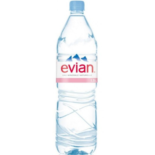 Evian negāzēts minerālūdens 1.5L | Multum