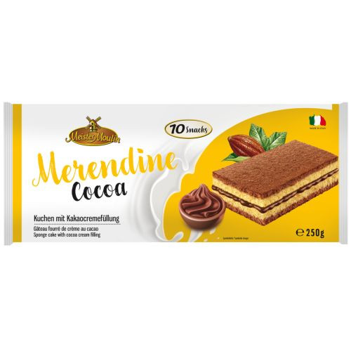 Meister Moulin Biskvīta kūka ar kakao krēma pildījumu  250g | Multum