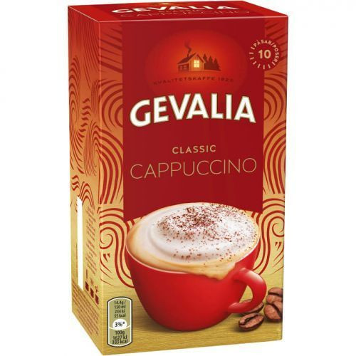 Gevalia Classic Cappuccino x10  kapučīno dzēriens 144g | Multum