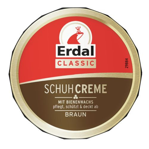 Erdal Schuhcreme Braun brūnu apavu krēms 75ml | Multum