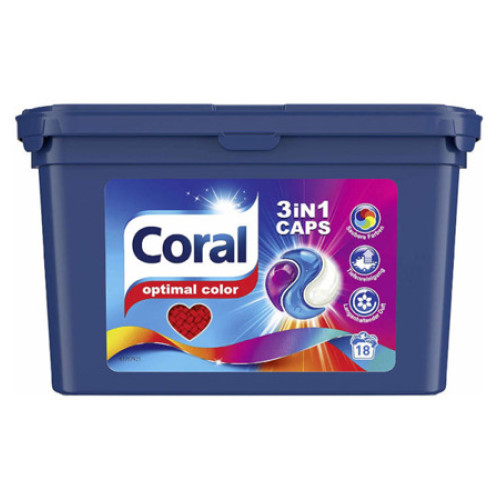 Coral 3in1 Caps Optimal Color x18 | Multum