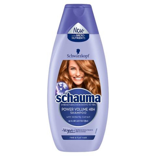 Schauma šampūns matu kuplumam ar 48h iedarbību 480ml | Multum