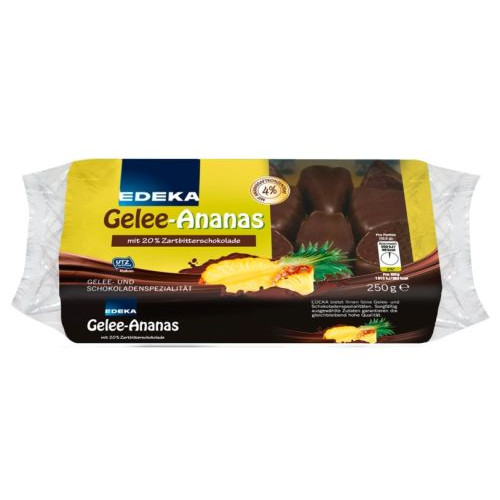 Edeka Gelee-Ananas želeja šokolādē 250g | Multum