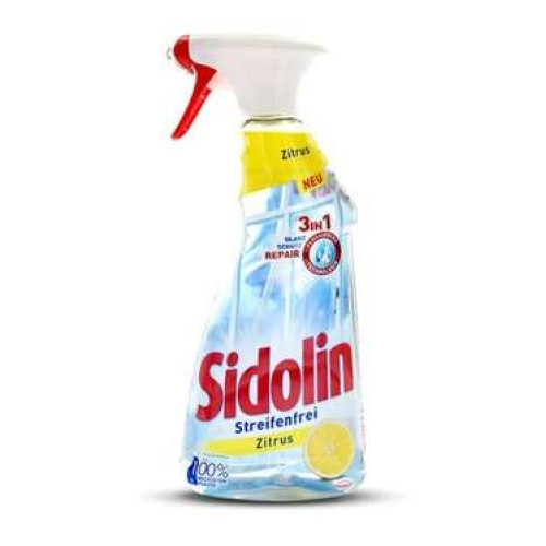Sidolin Zitrus New stikla tīrīšanas līdzeklis ar citrona aromātu 500ml | Multum