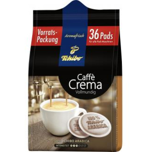 Tchibo Caffe Crema Vollmundig Pads x36 266g | Multum