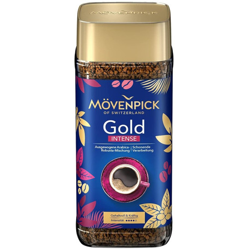 Movenpick Gold Intense šķīstošā kafija 200g | Multum