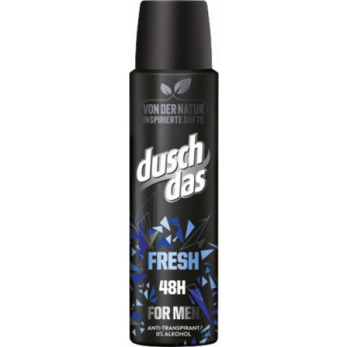 Dusch Das Men Fresh 48h Dezodorants vīriešiem 150ml | Multum