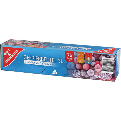 G&G Gefrierbeutel pārtikas maisiņi 3L x75 | Multum