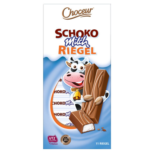 Choceur Milch Riegel šokolādes tāfelītes x11 200g | Multum