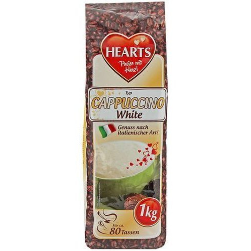 Hearts White Cappuccino maisījums kapučīno pagatavošanai 1kg | Multum