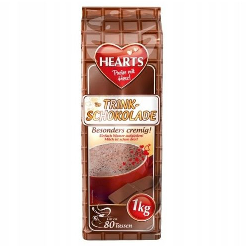 Hearts Trink maisījums šokolādes dzēriena pagatavošanai 1kg | Multum