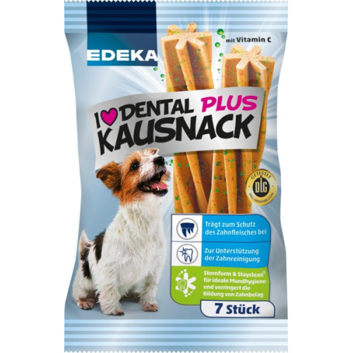 Edeka Dental Plus suņu gardumi zobiem x7 210g | Multum