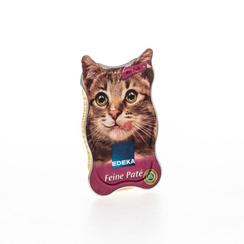 Edeka Feine Pate pastēte kaķiem ar teļa gaļu 85g | Multum