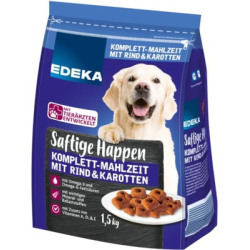 Edeka Saftige Happen Sucha Karma  suņu barība 1.5kg | Multum