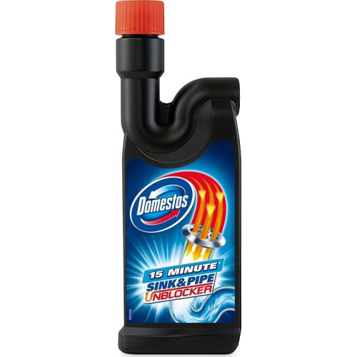 Domestos  tīrīšanas līdzeklis caurulēm 500ml | Multum