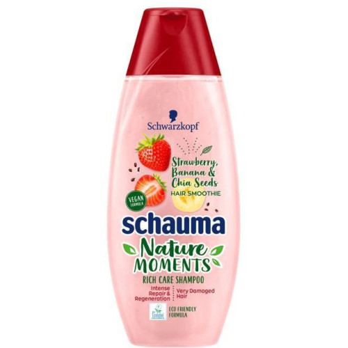 Schauma Nature Moments Erdbeere Banane šampūns 350ml | Multum