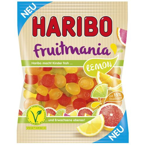 Haribo Fruitmania Lemon želejas konfektes 175g | Multum