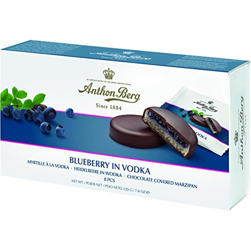 Anthon Berg Blueberry in Vodka 220g | Multum