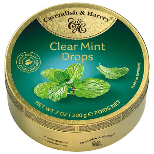 C&H Clear Mint Drops 200g | Multum