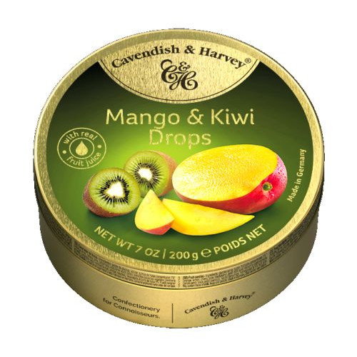 C&H Mango Kiwi Drops ledenes ar kivi garšu 200g | Multum