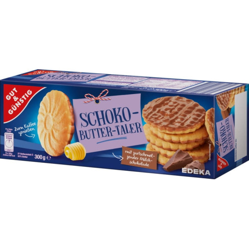 G&G sviesta cepumi ar šokolādes pārklājumu 300g | Multum
