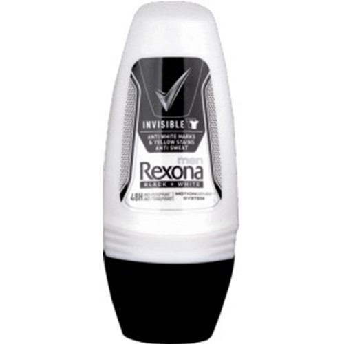 Rexona Men Invisible Antiprespirant dezodoranta rullītis vīriešiem 50ml | Multum