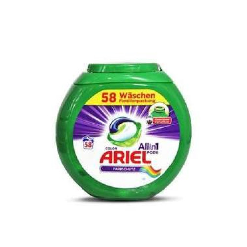 Ariel Color allin1 caps x58 kapsulas veļas mazgāšanai | Multum