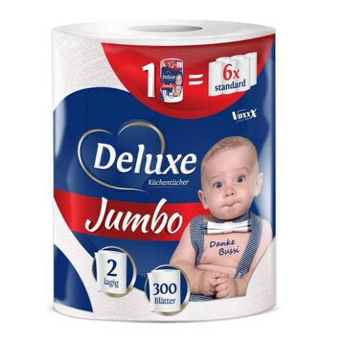 Deluxe Jumbo 2-slāņu virtuves dvieļi | Multum