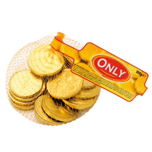 Only Gold Coins šokolādes konfektes 100g | Multum