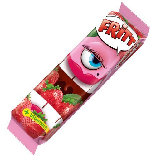 Fritt Strawberry x6 košļājamā konfekte 70g | Multum