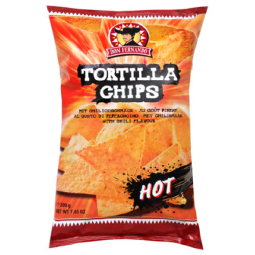 Don Fernando tortilla čipši ar čilli garšu 200g | Multum