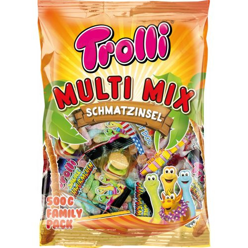 Trolli Multi Mix želejas konfektes 500g | Multum