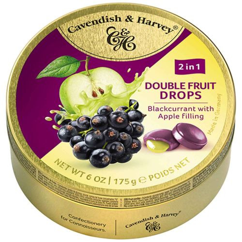 C&H Double Fruits upeņu dražejas ar ābolu pildījumu 175g | Multum
