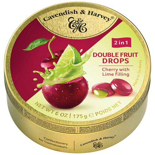 C&H Double Fruits dražejas ar ķiršiem un laimu 175g | Multum