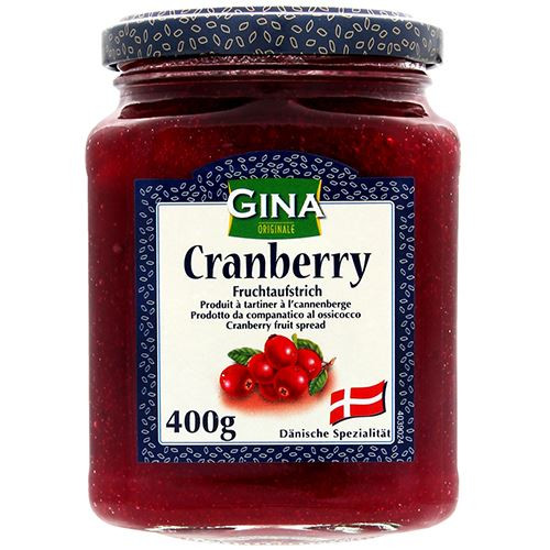 Gina dzērveņu ievārījums 400g | Multum