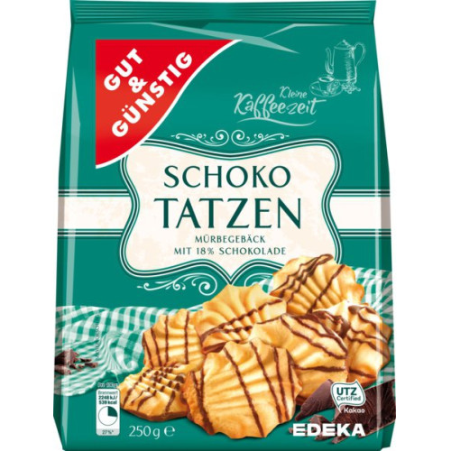 G&G Schoko Tatzen cepumi 250g | Multum