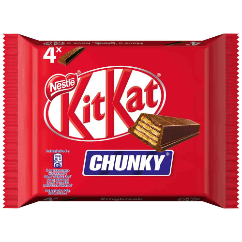 KitKat Chunky šokolādes batoniņi 4x40g | Multum