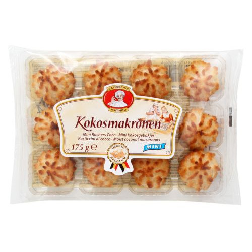 Patisserie Matheo Mini kokosriekstu makarūni 175g | Multum